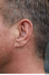 Ear Man White Casual Average Street photo references